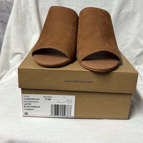 Block heel open toe mules - Picture 2 of 4